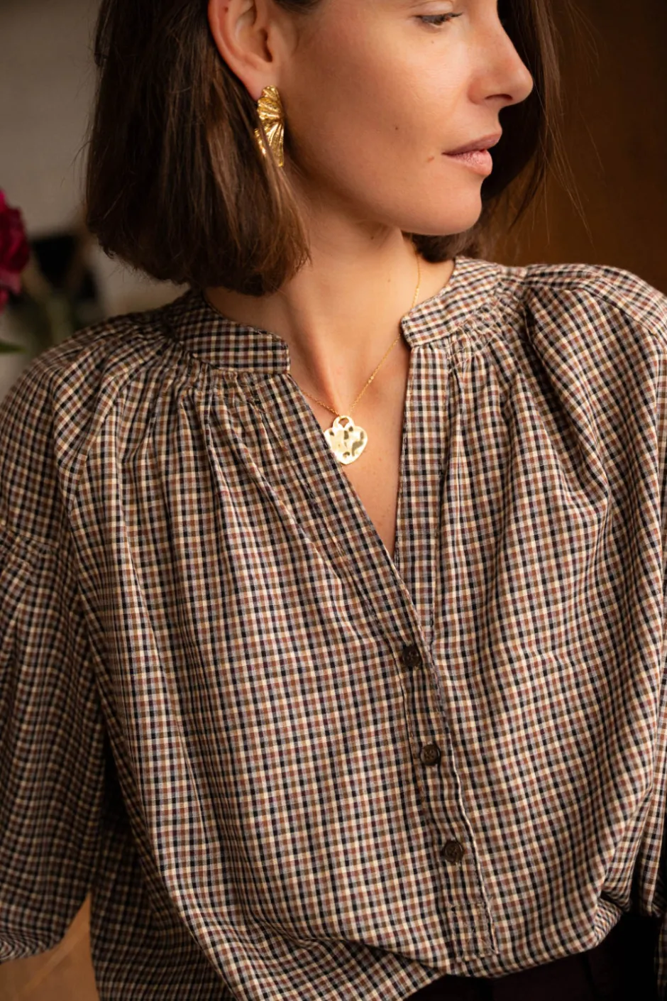 BLOUSE MANIE^Boutique Libertie New