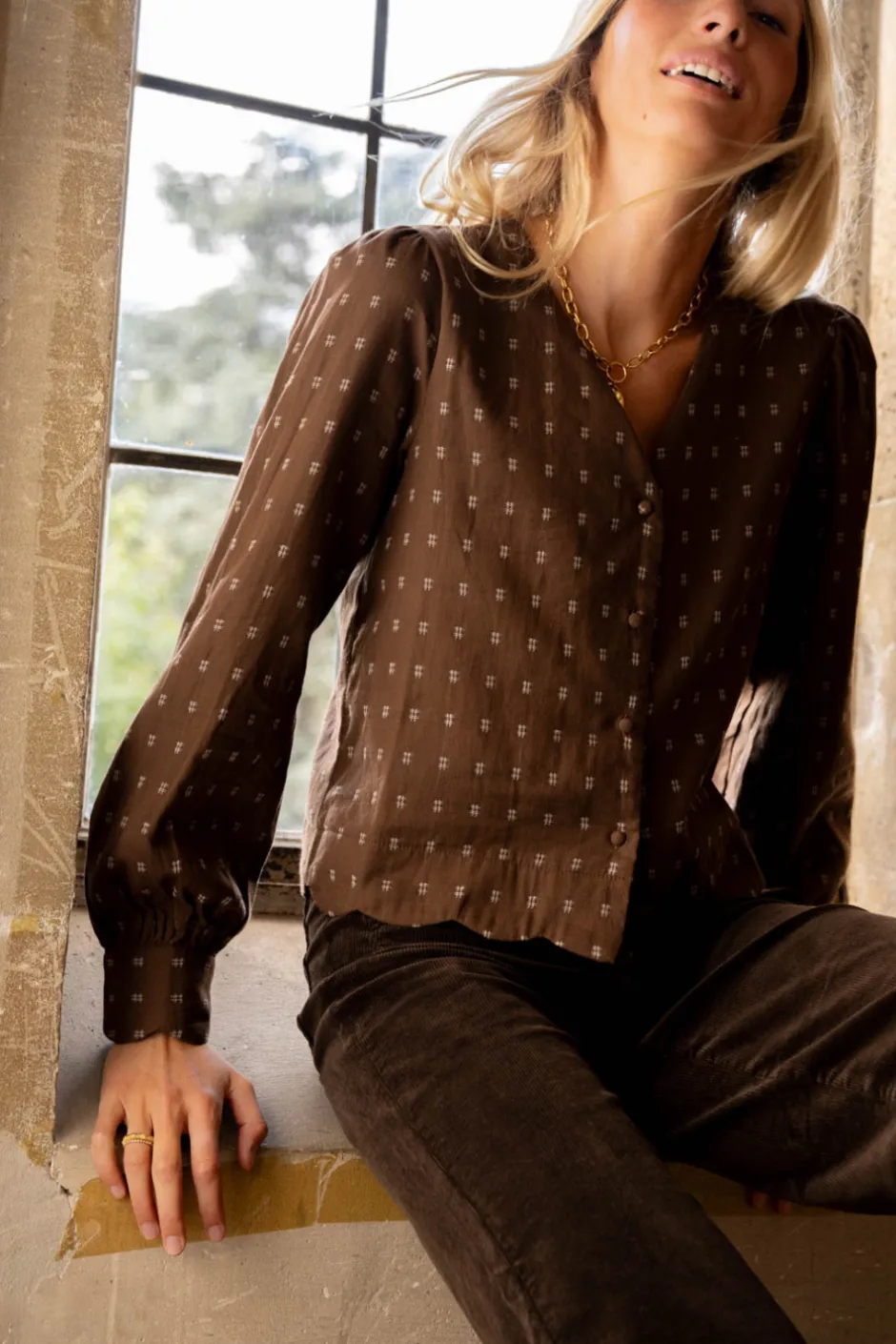 BLOUSE PRALINE^Boutique Libertie New