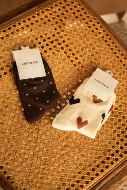 CHAUSSETTES HEART^Boutique Libertie Outlet