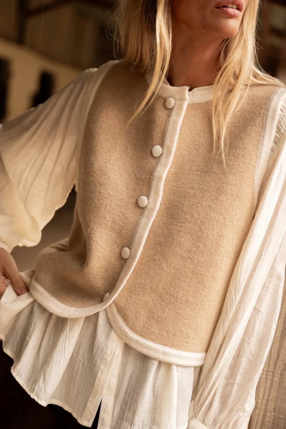 GILET DAMIETTE^Boutique Libertie Outlet